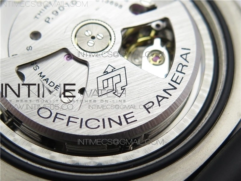 PAM799 Titanium VSF Best Edition Carbotech Bezel Black Dial on Rubber Strap P.9010 Clone